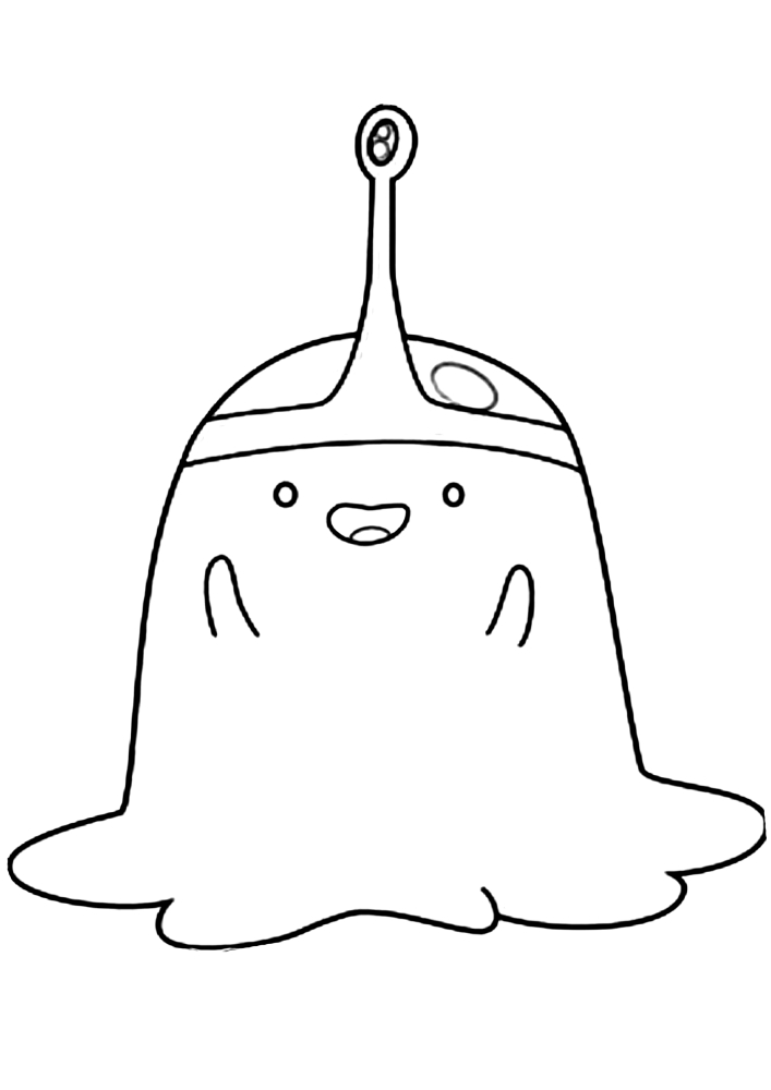 Colorir um personagem do Adventure Time